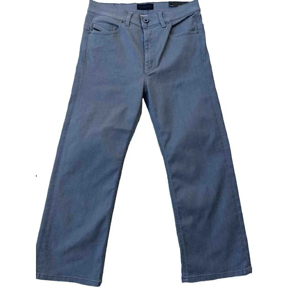 DIESEL Black Gold Women's Gray Type-1740 5 Pockets Crop Jeans Size 26 - Picture 13 of 15